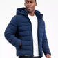 Men's Dressy Hooded Stretch Packable Jacket