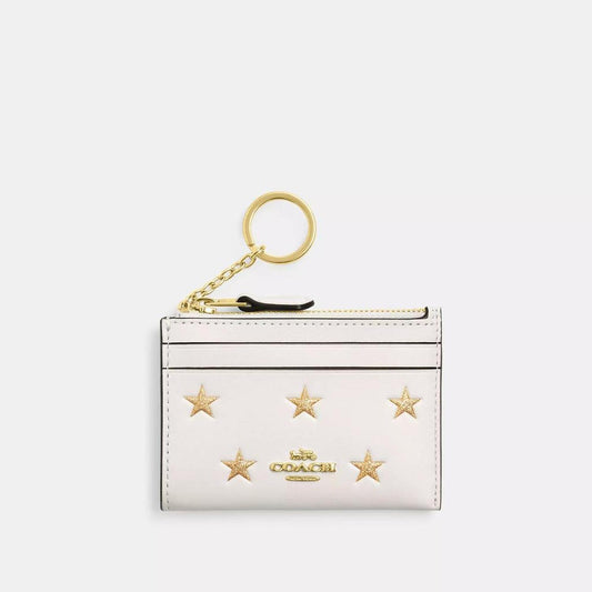 Coach Outlet Mini Skinny Id Case With Star Print