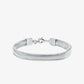 Precious Metal-Plated Brass Tubogas Snake Chain Bracelet