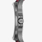 Oversized Bowen Gunmetal-Tone Silicone Watch