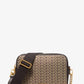 Bryant Medium MK2000 Logo Jacquard Camera Crossbody Bag