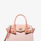 Carmen Medium Color-Block Logo Satchel