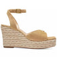Women's Suede Espadrille Wedge Sandals