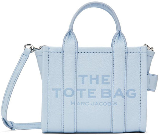Blue 'The Leather Crossbody' Tote