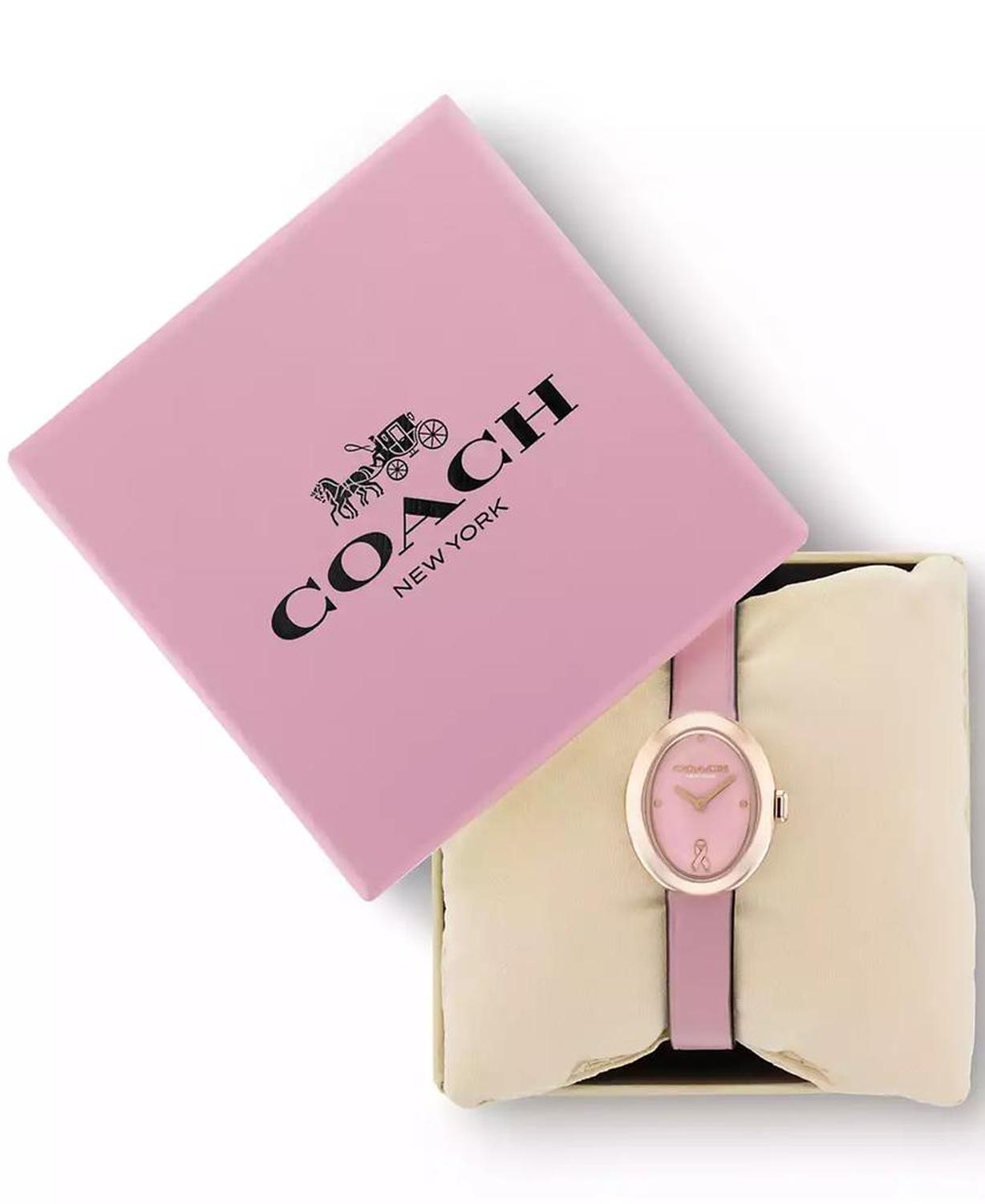 Women's Sammy Pink Leather Calfskin Strap Watch, 22.5mm