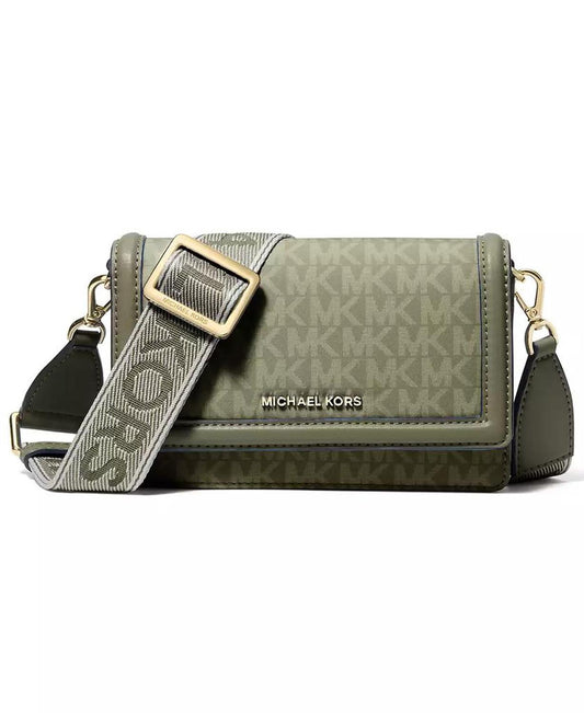 Michael Kors Jet Set Mini Phone Webbing Crossbody Bag