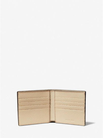 Cooper Logo Embossed Leather Billfold Wallet