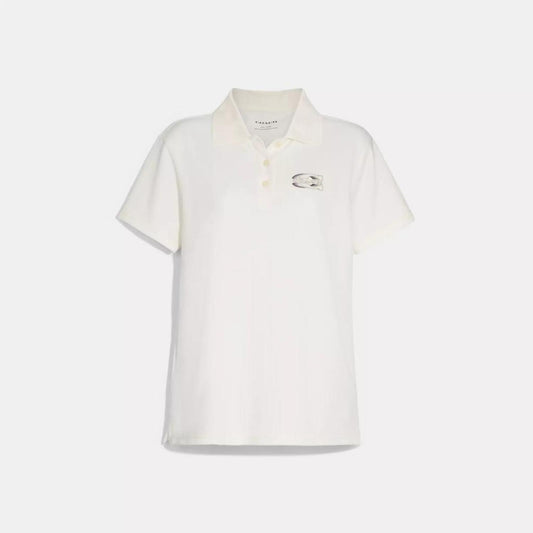 Coach Outlet Solid Gradient Pique Polo Shirt