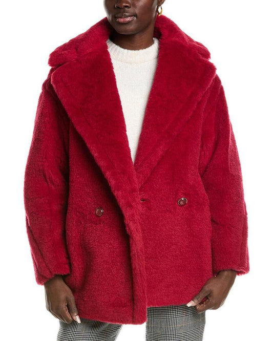 Max Mara Frais Alpaca, Wool & Silk-Blend Coat