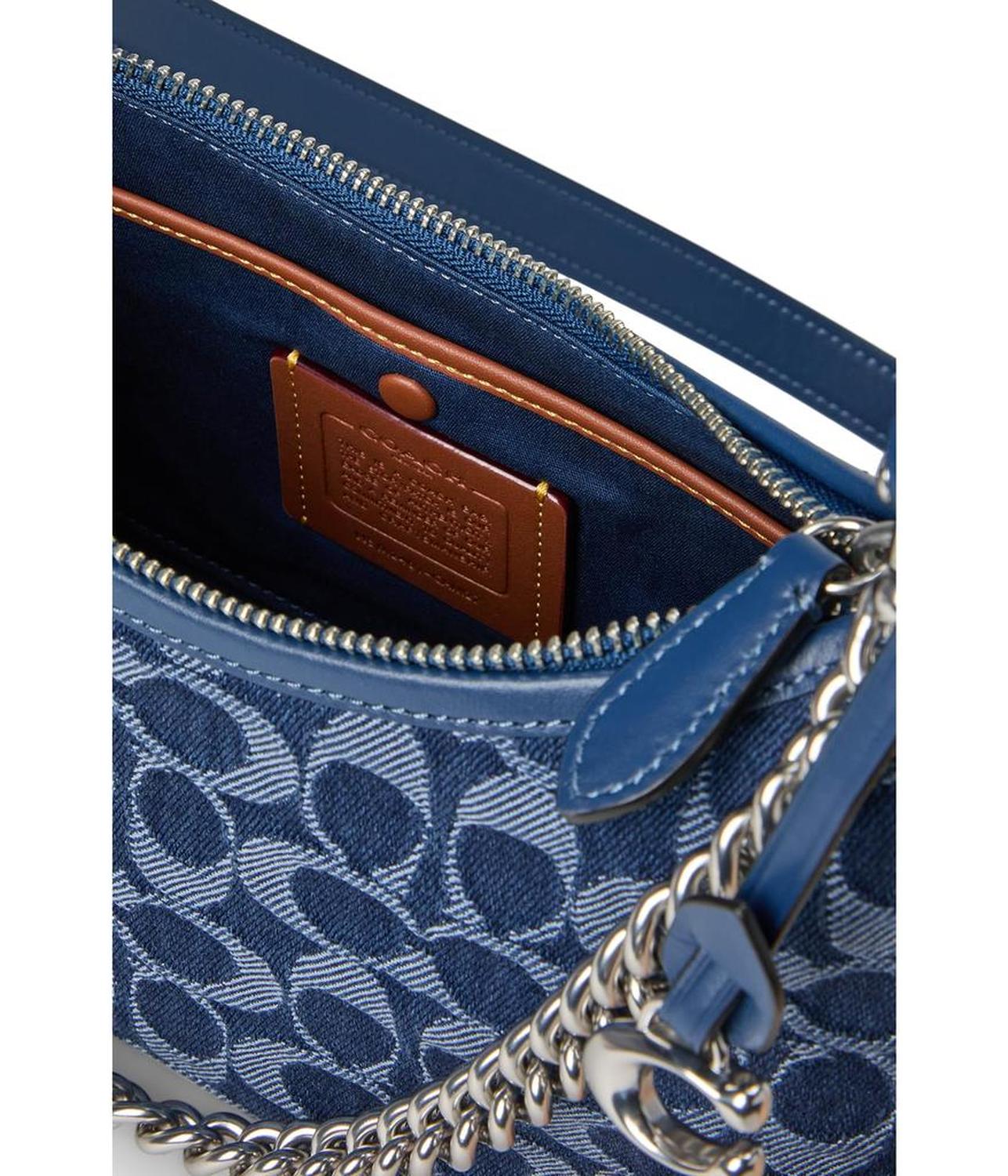 Juliet Shoulder Bag 25 In Signature Denim
