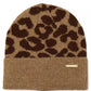 Women's Leopard Crown Cuff Beanie