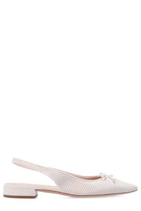 Kate Spade Perforated Bow Slingback Flats