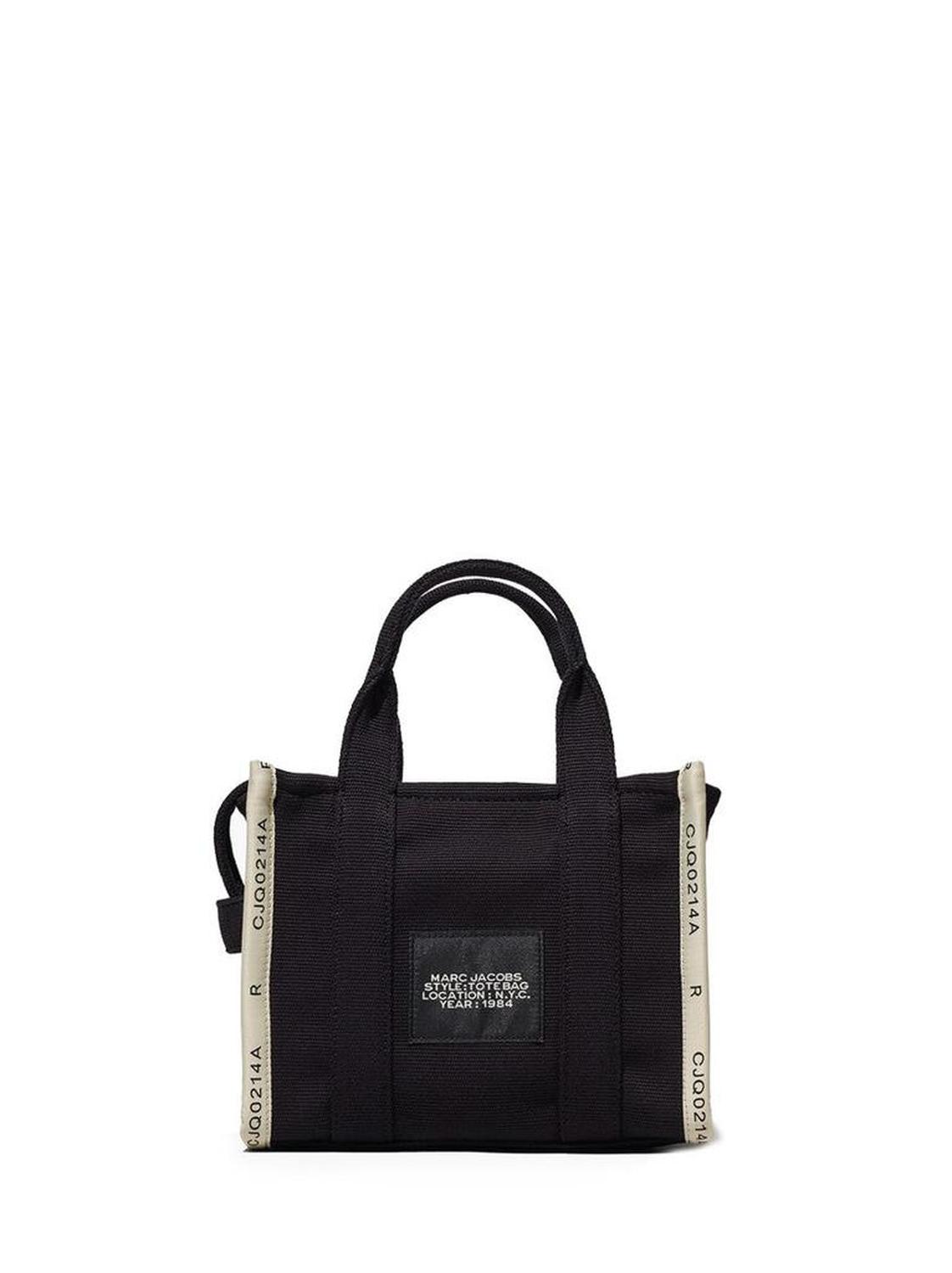 Small Black Canvas Tote Bag