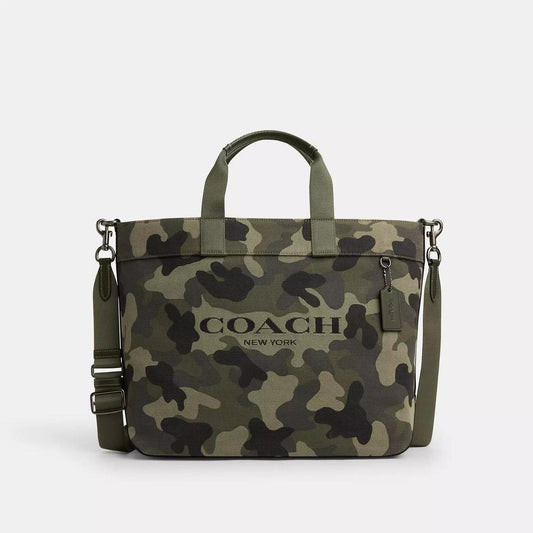 Tote Bag 38 With Camo Print