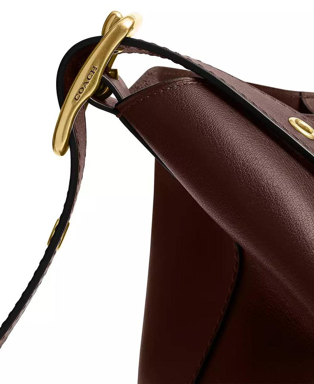 Bleecker Medium Leather Bucket Bag
