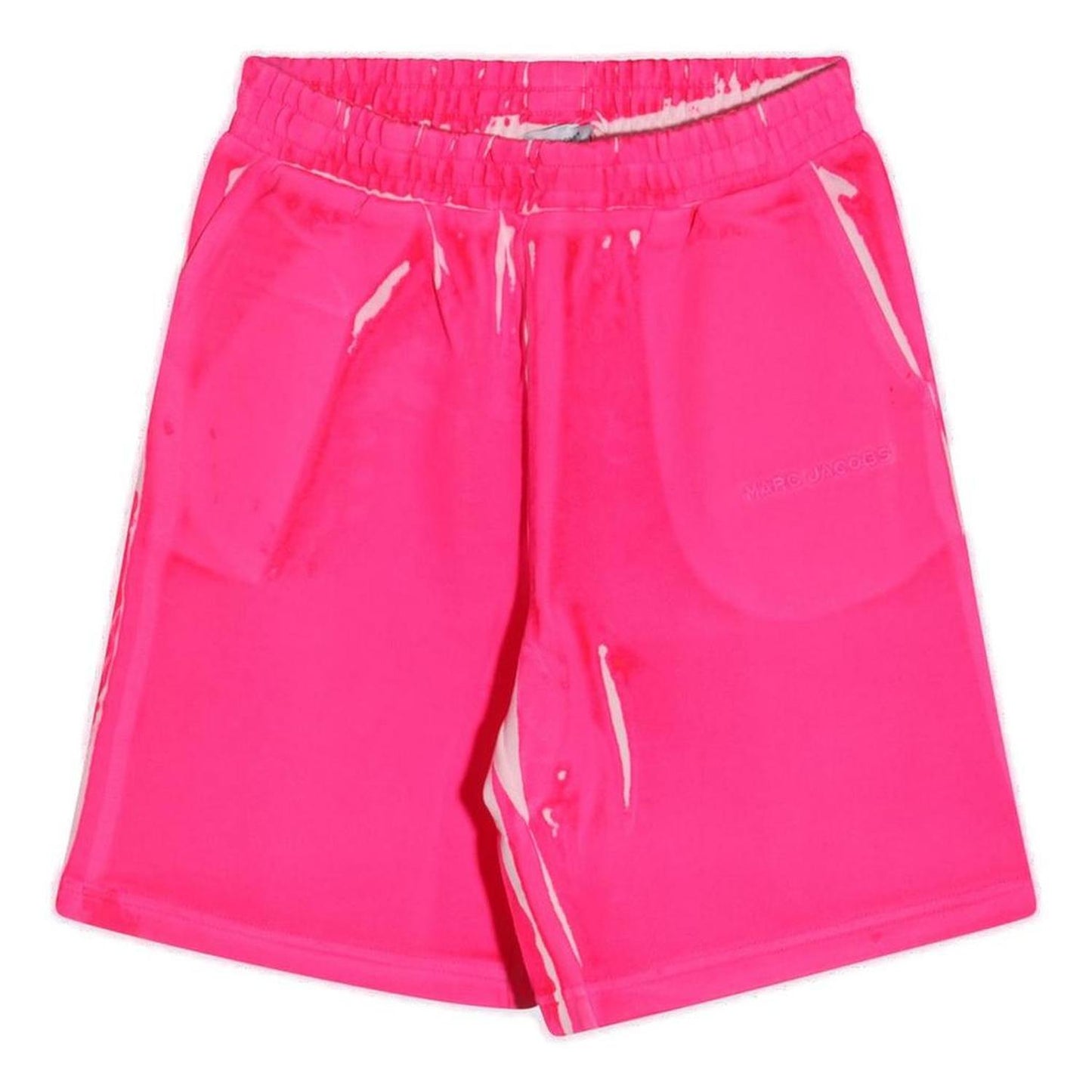 The Marc Jacobs Kids Logo Embroidered High-Waist Shorts