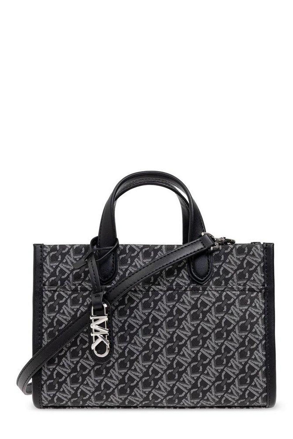 Michael Michael Kors Gigi Small Metallic Empire Monogram Messenger Bag