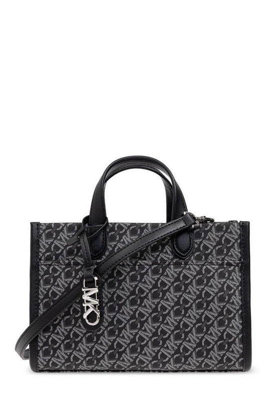 Michael Michael Kors Gigi Small Metallic Empire Monogram Messenger Bag