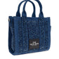 Marc Jacobs The Crystal Denim Crossbody Tote Bag