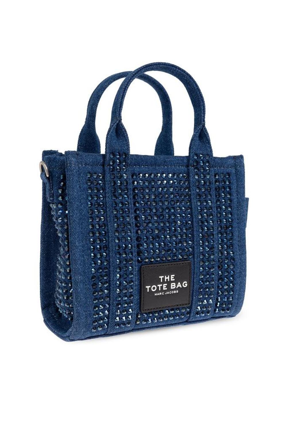 Marc Jacobs The Crystal Denim Crossbody Tote Bag