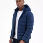 Men's Dressy Hooded Stretch Packable Jacket