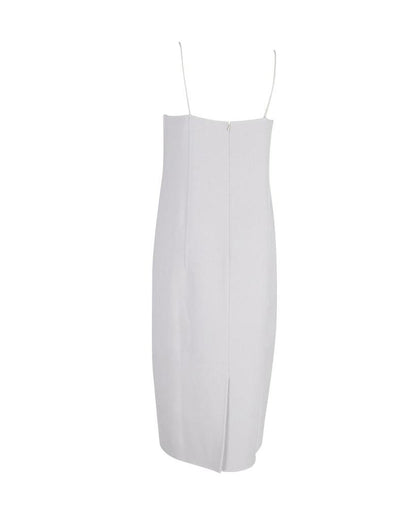Max Mara Slip Dress in Grey Wool