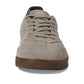 Suede Leather Block Low Profile Sneakers