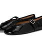 Sculpted C Crinkle Patent Leather Soft Mary Jane