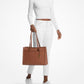 Jet Set Travel Large Saffiano Leather Pocket Tote Bag