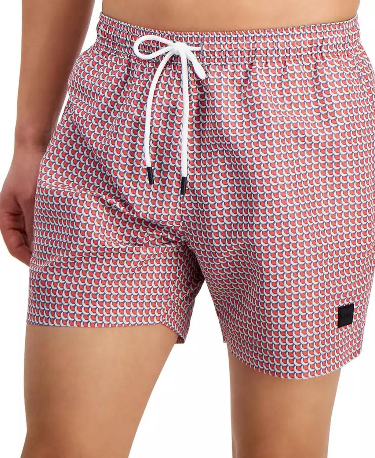 Men's Vibe Patterned Swim Trunks