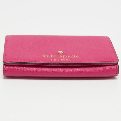 Kate Spade Fuchsia Leather Card Case