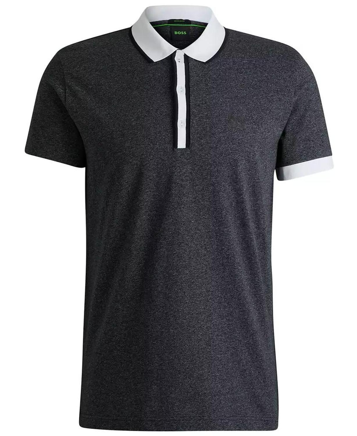 Men’s Striped Trim Polo