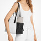 Voyager Large Color-Block Signature Logo Tote Bag