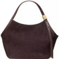 Deco Medium Suede Tulip Tote Bag