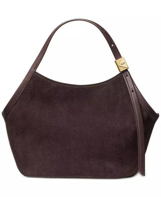Deco Medium Suede Tulip Tote Bag