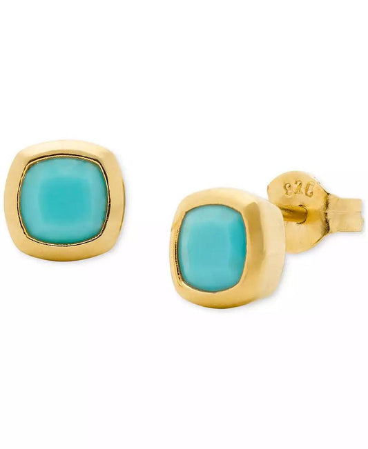 23k Gold-Plated Sterling Silver Stud Earrings
