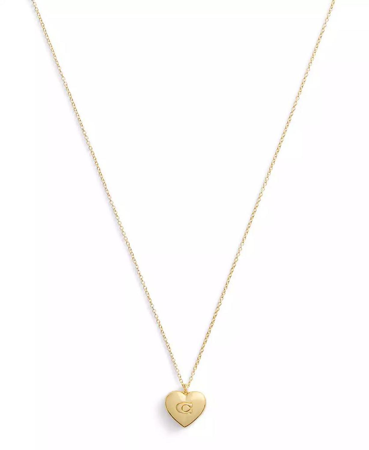 Signature Puffy Heart Pendant Necklace