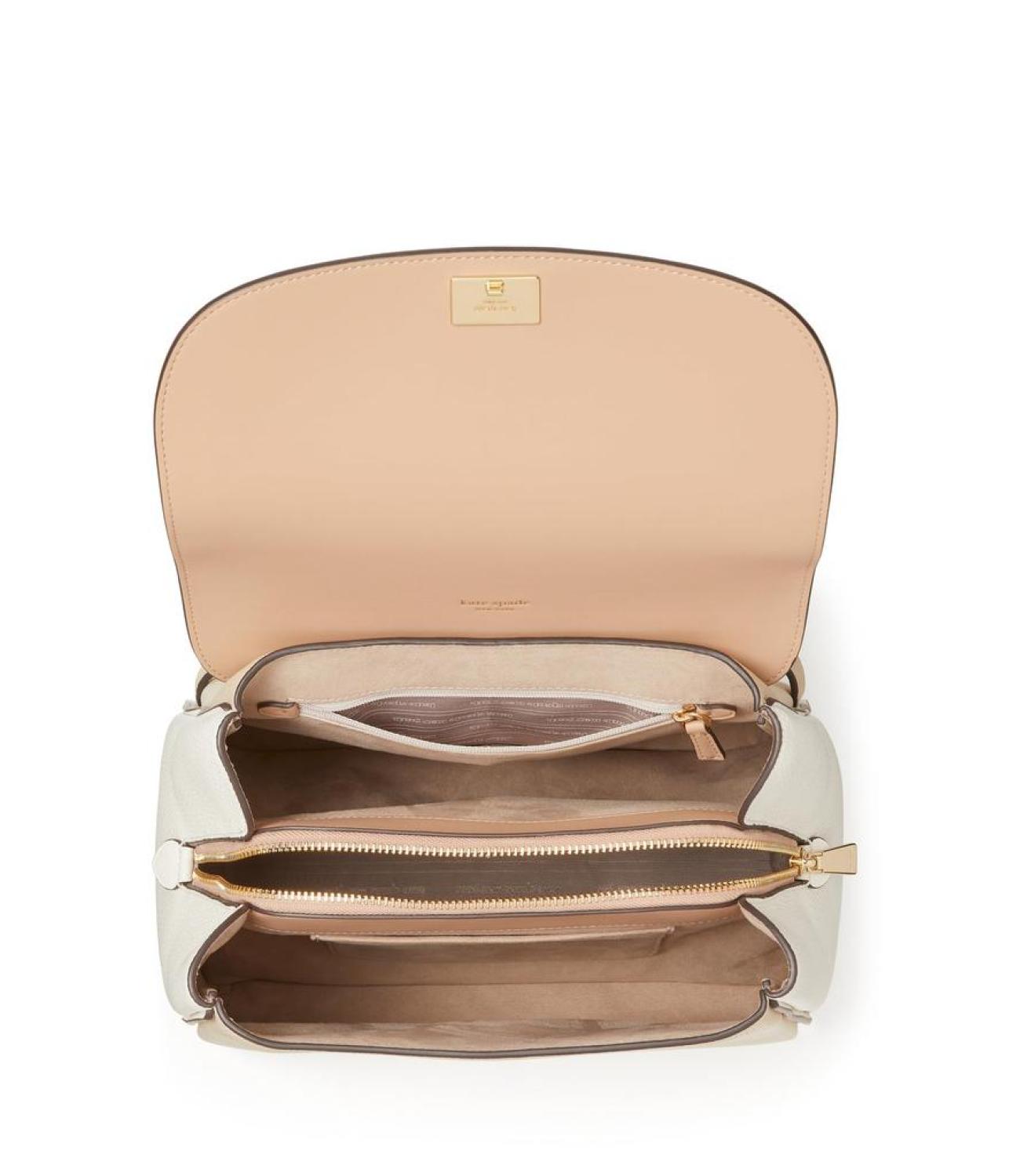 Knott Colorblocked Pebbled Leather Backpack
