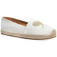 Doubles Womens Embellished Round Toe Espadrilles