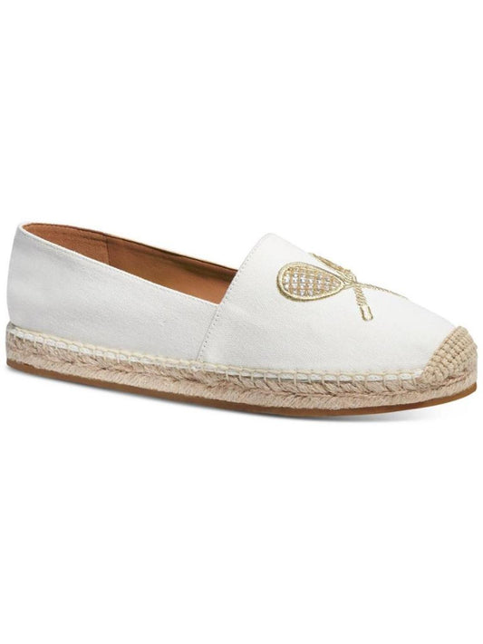 Doubles Womens Embellished Round Toe Espadrilles