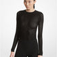 Stretch Viscose Mesh Bodysuit