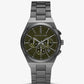 Oversized Lennox Gunmetal Watch