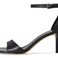 Jaida 40S5JDMS1L Sandals Women's Black Leather Ankle Strap VER412