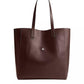 Men's Natural Grain Leather Tote Bag