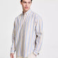 Men's Oversized-Fit Stripe Shirt