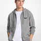 Cotton Blend Zip-Up Hoodie