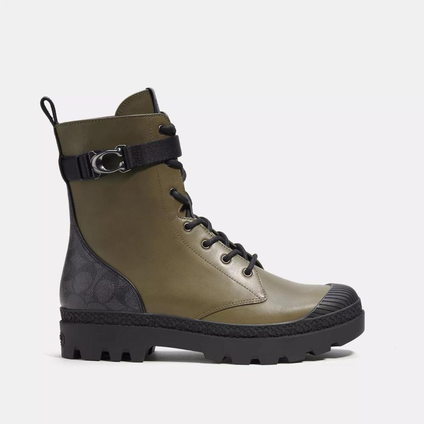 Coach Outlet Tucker Boot With Signature Canvas