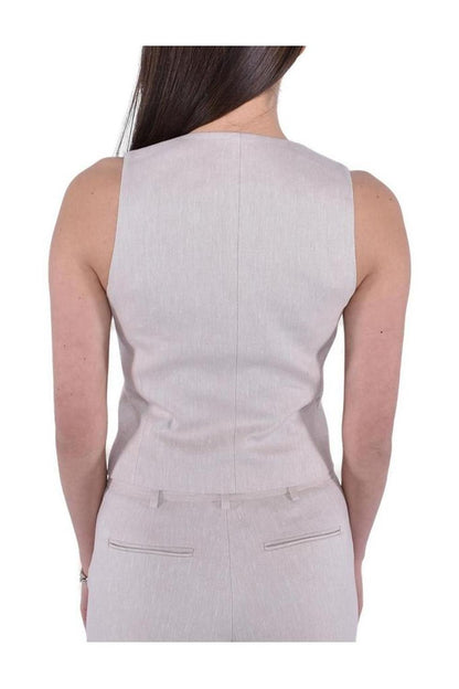 Michael Kors Buttoned V-Neck Vest