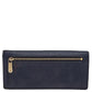 Michael Kors Navy Blue Saffiano Leather Jet Set Travel Flat Wallet..
