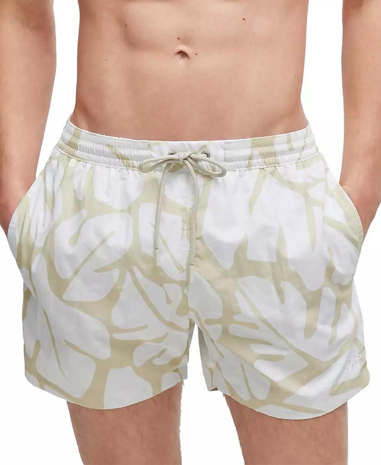 Men's Seasonal Pattern Quick-Dry Swim Shorts
